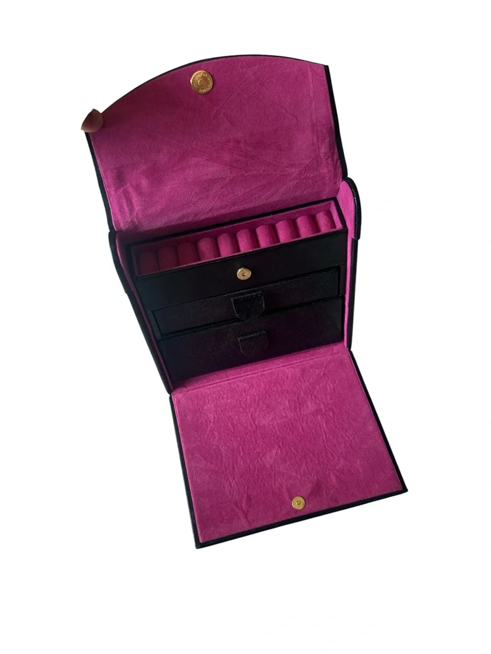 Vintage Avon Quilted Purse-Shaped Jewelry Case
